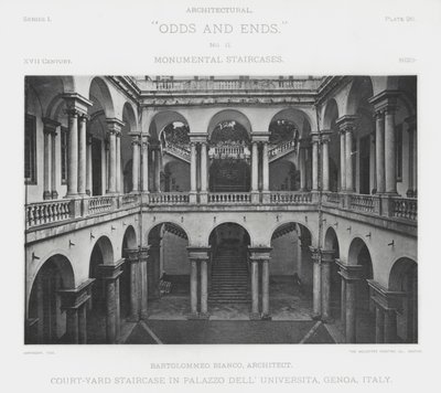 Scala nel cortile di Palazzo dell