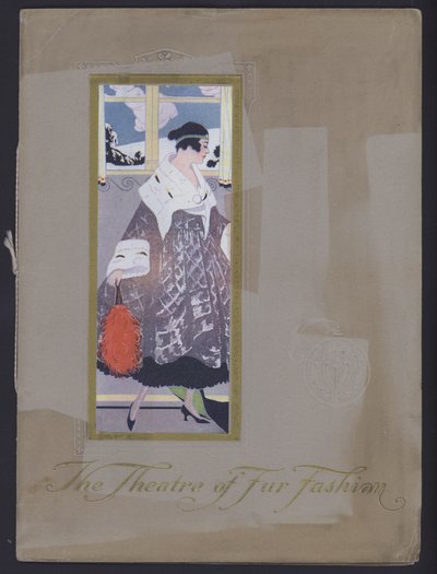 Copertina di Il Teatro della Moda di Pelliccia, c.1914 da American Photographer (after)