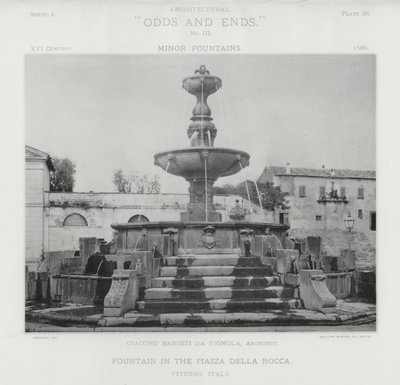 Fontana in Piazza Della Rocca, Viterbo, Italia da American Photographer (after)