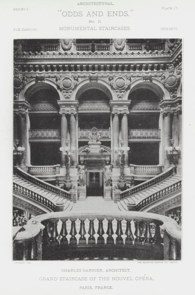 Scala principale del Nouvel Opera, Parigi, Francia da American Photographer (after)