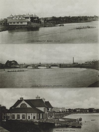 Università di Harvard: University Boat Club, Larz Anderson Bridge, Weld Boat Club da American Photographer (after)