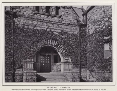 Jamestown, NY: Ingresso alla Biblioteca da American Photographer (after)