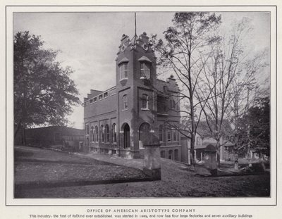 Jamestown, NY: Ufficio della American Aristotype Company da American Photographer (after)
