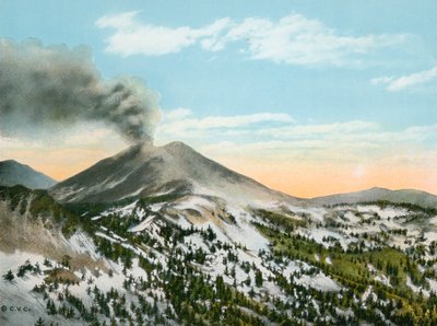 Monte Lassen in Eruzione da American Photographer (after)