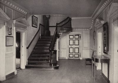 Mount Vernon: Interno della villa, Sala centrale da American Photographer (after)