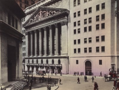 New York: J P Morgan e Co; Borsa di New York da American Photographer (after)