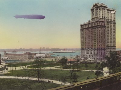 New York: Molo No 1, North River; Battery Park e Whitehall Building da American Photographer (after)