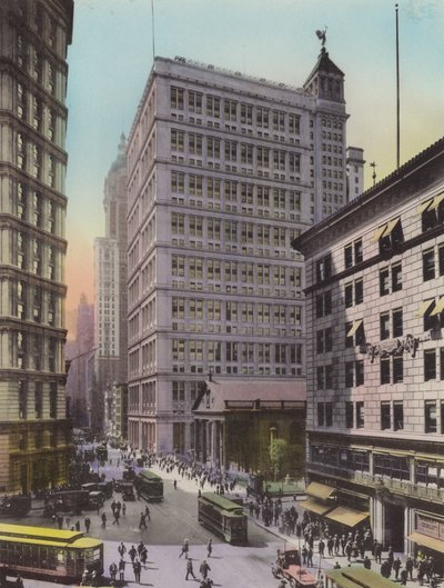 New York: St Paul Bldg; Am Telephone and Telegraph; Astor House da American Photographer (after)