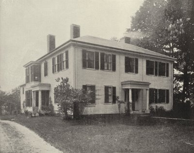 Vecchia casa Emerson, Concord, Massachusetts da American Photographer (after)