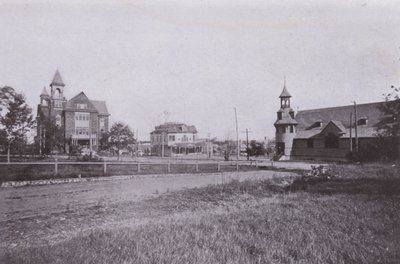 Old Orchard Beach, Maine: Municipio e Biblioteca Pubblica; Ufficio Postale; Chiesa di Santa Margherita da American Photographer (after)