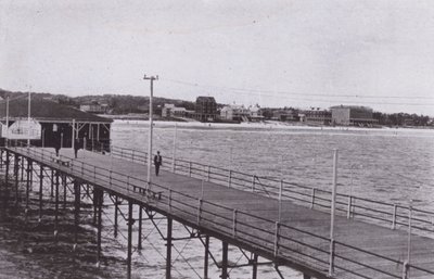 Old Orchard Beach, Maine: Vista dal molo sull