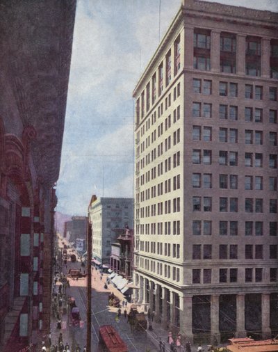 Oregon: Washington Street, Portland da American Photographer (after)