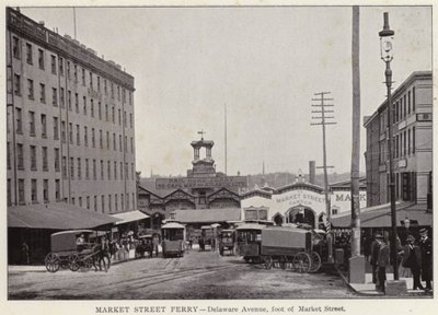 Filadelfia: Market Street Ferry, Delaware Avenue, alla fine di Market Street da American Photographer (after)