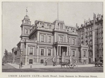 Philadelphia: Union League Club, South Broad, da Sansom a Moravian Street da American Photographer (after)
