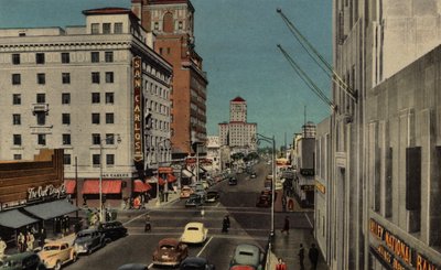 Phoenix, Arizona: Central Avenue, vista verso nord dall