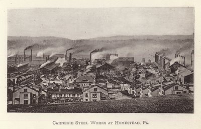 Pittsburgh: Carnegie Steel Works a Homestead, Pennsylvania da American Photographer (after)