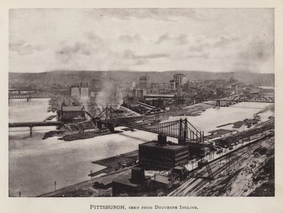 Pittsburgh: Vista da Duquesne Incline da American Photographer (after)