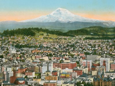 Portland, Oregon, Monte Hood in lontananza da American Photographer (after)