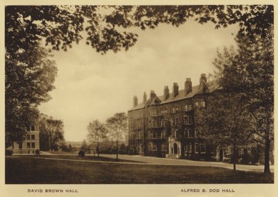 Università di Princeton: David Brown Hall; Alfred B Dod Hall da American Photographer (after)