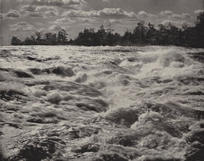 Rapide del Niagara sopra le cascate (foto in b/n) da American Photographer (after)