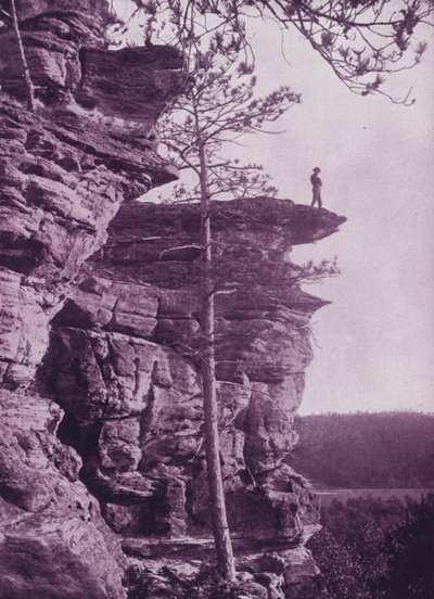Roccia del Segnale, vicino a Camp Douglas, Wisconsin da American Photographer (after)