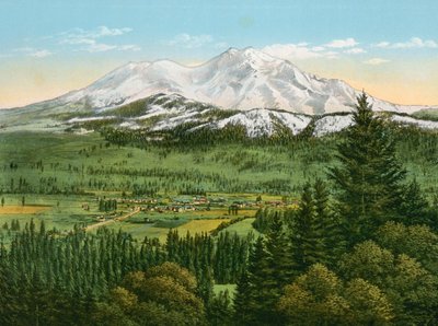 Sisson alla Base del Monte Shasta da American Photographer (after)