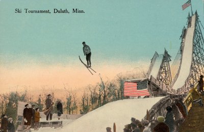 Competizione di salto con gli sci, Duluth, Minnesota, USA da American Photographer (after)