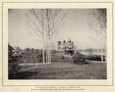 Springfield, Massachusetts: Residenza di Everett H Barney, Forest Park da American Photographer (after)
