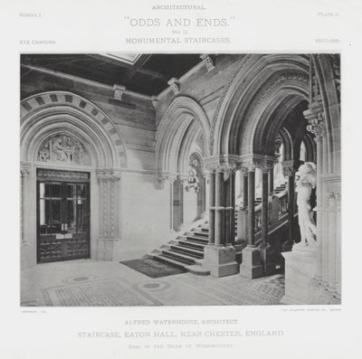 Scala, Eaton Hall, vicino a Chester, Inghilterra da American Photographer (after)