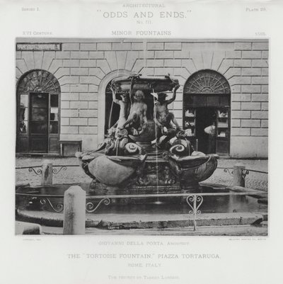 La "Fontana delle Tartarughe," Piazza Mattei, Roma, Italia da American Photographer (after)