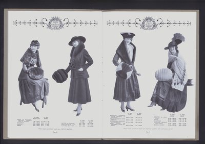 Doppia pagina da Il Teatro della Moda di Pelliccia da American Photographer (after)