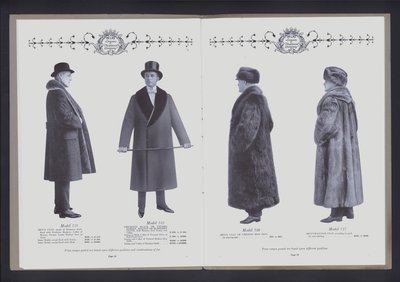 Doppia pagina da Il Teatro della Moda di Pelliccia da American Photographer (after)