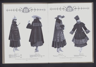 Doppia pagina da Il Teatro della Moda di Pelliccia da American Photographer (after)