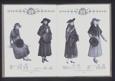 Doppia pagina da Il Teatro della Moda di Pelliccia da American Photographer (after)