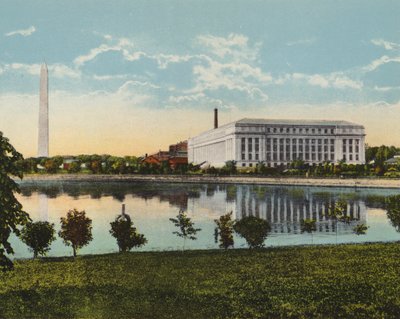 Washington DC: Il nuovo Ufficio di Stampa e Incisione su Potomac Park e Basin da American Photographer (after)
