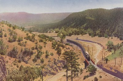 Apache Canyon, tra Las Vegas e Lamy, Nuovo Messico (foto a colori) da American Photographer