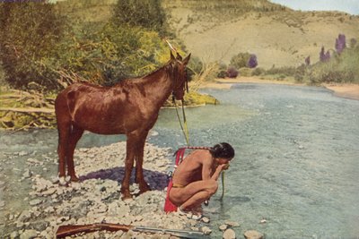 Guerriero Apache, Rio Navaho, Arizona da American Photographer