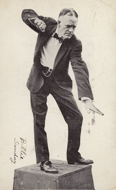 Billy Sunday (foto b/n) da American Photographer