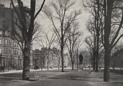 Boston: Commonwealth Avenue (foto b/n) da American Photographer