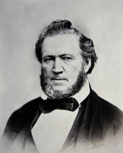 Brigham Young (1801-77) secondo presidente della Chiesa Mormone da American Photographer