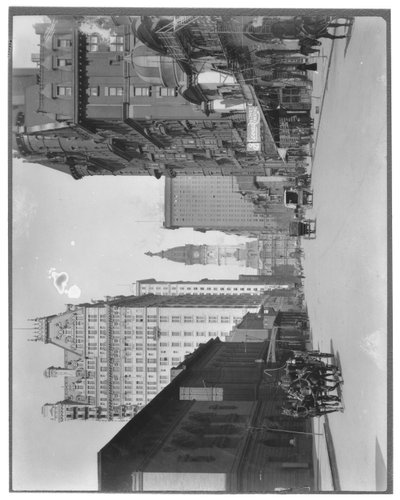 Broad Street verso nord fino al Municipio, Filadelfia, c.1900 da American Photographer