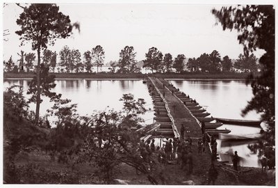 Costruzione dei quartieri a Fort Brady, c.1865 (stampa all