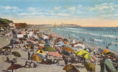 California: La "spiaggia dei film", Crystal Pier, Santa Monica, California (foto a colori) da American Photographer