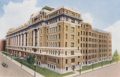 Chicago: Cook County Hospital, Chicago (foto a colori) da American Photographer