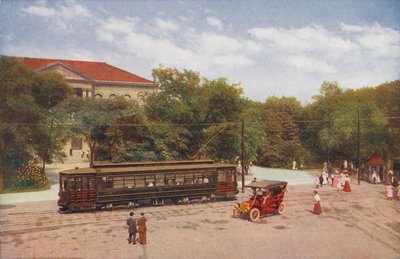 Chicago: Ingresso di Lincoln Park e nuova auto "a pagamento" (foto a colori) da American Photographer