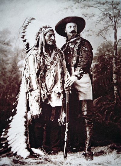 Capo Toro Seduto in tour con Buffalo Bill Cody e il suo Wild West Show da American Photographer