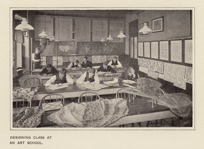 Lezione di design in una scuola d