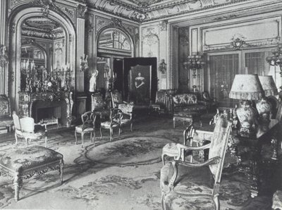 Salotto nella casa della famiglia Astor, Fifth Avenue, New York da American Photographer