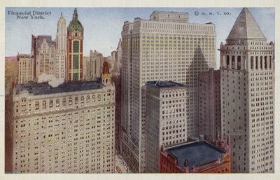 Financial District, New York City, USA (foto a colori) da American Photographer