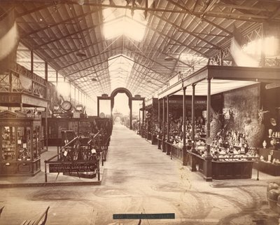Sezione Francese, Edificio Principale, Esposizione Internazionale del Centenario, Filadelfia, 1876 da American Photographer